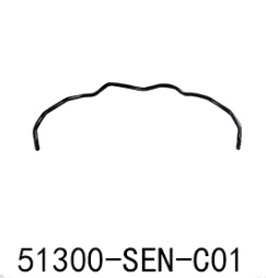 Customized front sway bars for cars