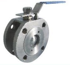 Wafer Type Full Port Ball Valve Flange End